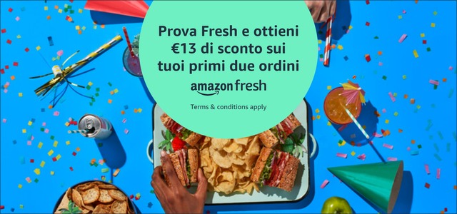 Amazon Fresh: la rivoluzione della spesa online! (oggi in promozione con sconti!)